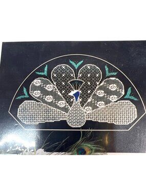 Polonius Peacock Lovely N Lace 3 Cross-Stitch Pattern By Simply Old-Fashioned